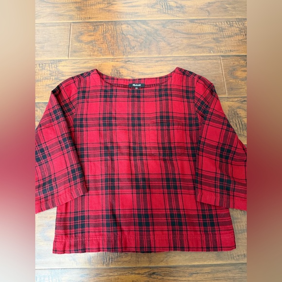 Madewell Herald Tee in Curtis Plaid - Picture 2 of 10